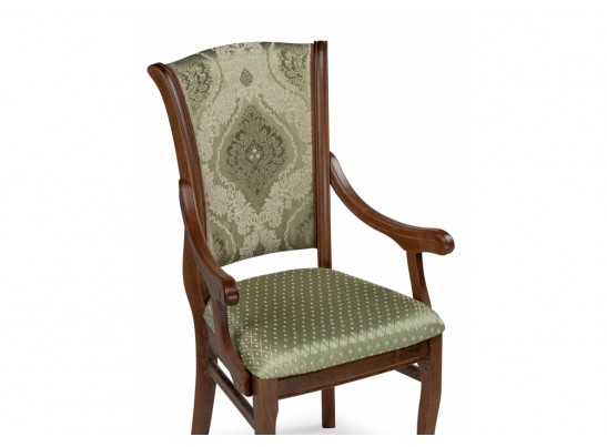 Кресло Линет ткань soprano nefrit / ромб / миланский орех в Каменске-Уральском