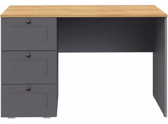 Письменный стол Опра серый графит / дуб золотой craft в Каменске-Уральском