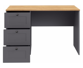 Письменный стол Опра серый графит / дуб золотой craft