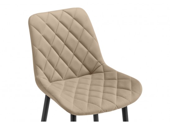 Полубарный стул Баодин Б/К бежевый / черный в Каменске-Уральском