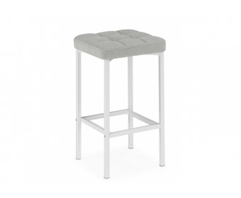 Полубарный стул Лофт мадера 20 / белый матовый