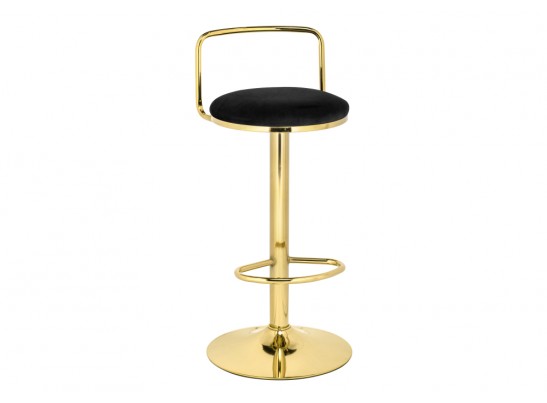 Полубарный стул Lusia black / gold в Каменске-Уральском