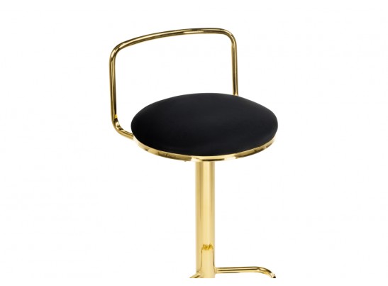 Полубарный стул Lusia black / gold в Каменске-Уральском