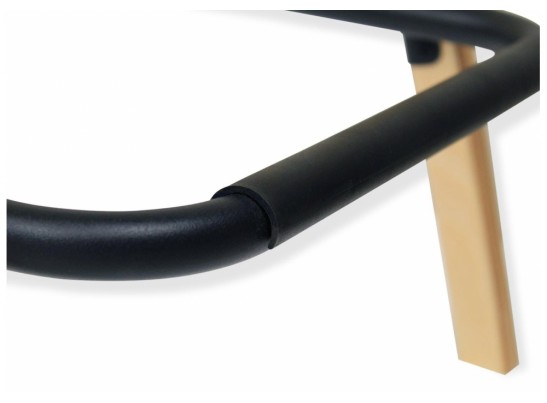 Полубарный стул SHT-ST35/S94-1 латте / прозрачный лак / черный муар в Каменске-Уральском