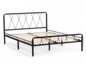 Полутораспальная кровать Иоханна 18 140х200 черная в Каменске-Уральском