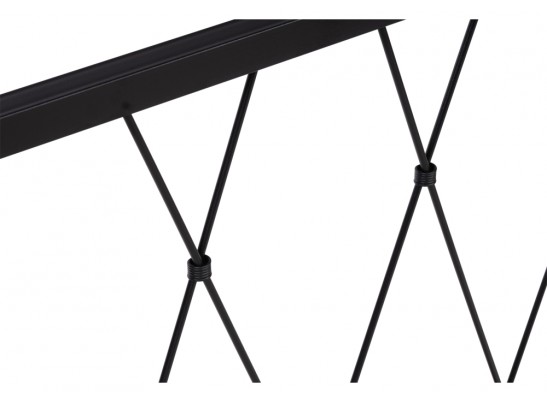 Полутораспальная кровать Иоханна 18 140х200 черная в Каменске-Уральском