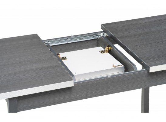 Стол Аделиция 110(140)х68х77 графит в Каменске-Уральском