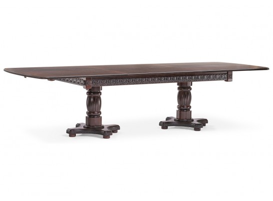 Стол Морнит 220(320)х110 орех темный / орех в Каменске-Уральском