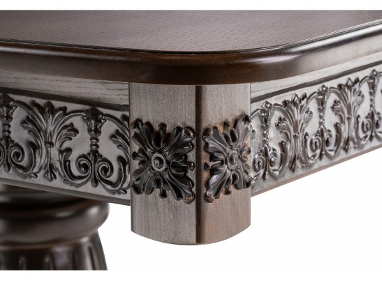 Стол Морнит 220(320)х110 орех темный / орех в Каменске-Уральском