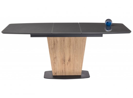 Стол на тумбе Теон дуб антор натуральный / графит в Каменске-Уральском