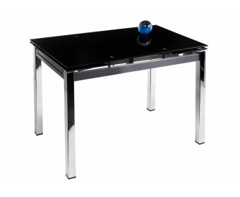 Стол раскладной Kvadro 110 черный