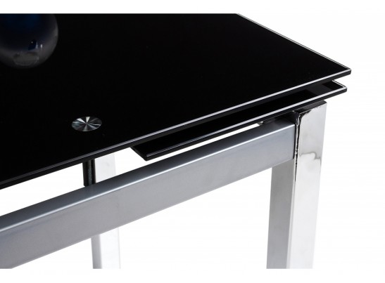 Стол раскладной Kvadro 110 черный в Каменске-Уральском