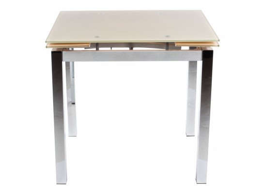 Стол раскладной TB017-26 бежевый / хром в Каменске-Уральском