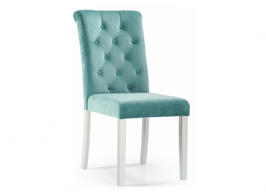 Стул Amelia white / fabric tiffany в Каменске-Уральском