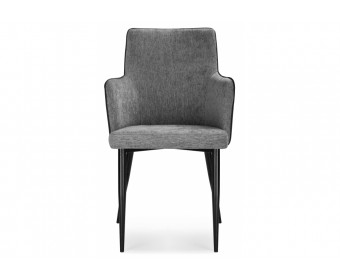 Стул Benza grey fabric / black