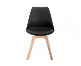 Стул Bonus дерево / черный