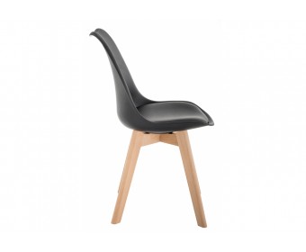 Стул Bonus дерево / черный