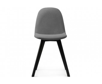 Стул на металлокаркасе Агот темно-серый / черный