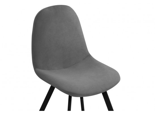 Стул на металлокаркасе Агот темно-серый / черный в Каменске-Уральском