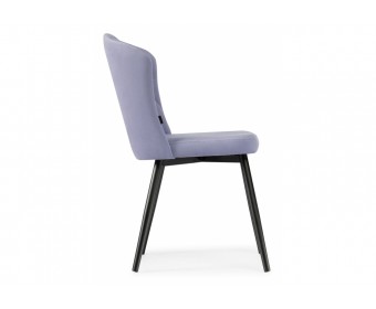 Стул на металлокаркасе Алиссум velutto 49 / черный