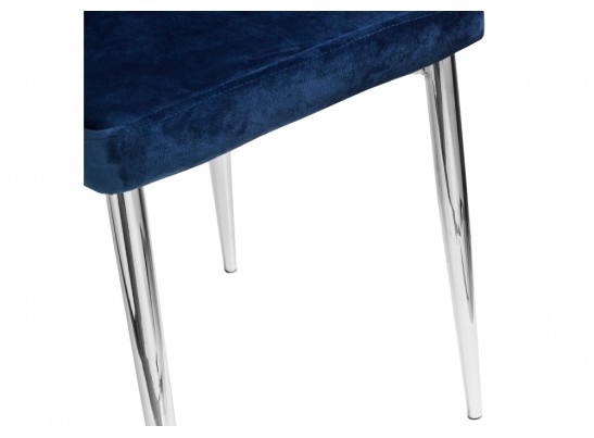 Стул на металлокаркасе Benza dark blue в Каменске-Уральском