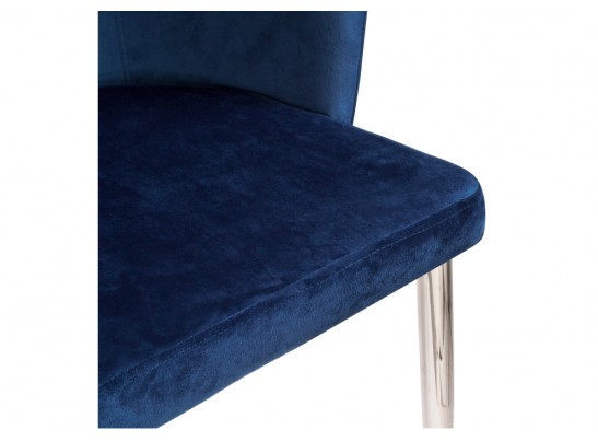 Стул на металлокаркасе Benza dark blue в Каменске-Уральском