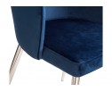 Стул на металлокаркасе Benza dark blue в Каменске-Уральском