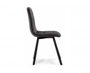 Стул на металлокаркасе Bruk dark gray / black в Каменске-Уральском