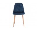 Стул на металлокаркасе Capri dark blue / wood в Каменске-Уральском