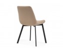 Стул на металлокаркасе Челси бежевый / черный в Каменске-Уральском