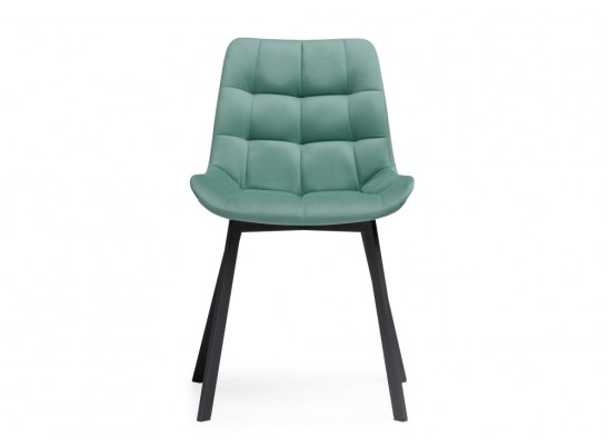 Стул на металлокаркасе Челси бирюзовый / черный в Каменске-Уральском