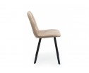 Стул на металлокаркасе Чилли бежевый / черный в Каменске-Уральском