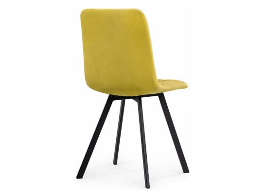Стул на металлокаркасе Чилли черный / горчичный в Каменске-Уральском