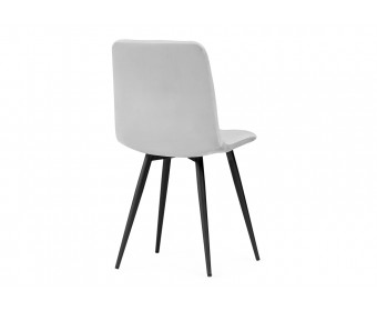 Стул на металлокаркасе Чилли К светло-серый / черный