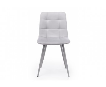 Стул на металлокаркасе Чилли светло-серый / серый