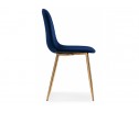 Стул на металлокаркасе Dabl dark blue / gold в Каменске-Уральском