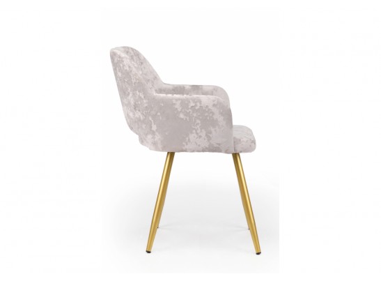 Стул на металлокаркасе Эолин 360 латте (simple 008) / золотой в Каменске-Уральском