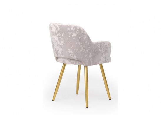 Стул на металлокаркасе Эолин 360 латте (simple 008) / золотой в Каменске-Уральском