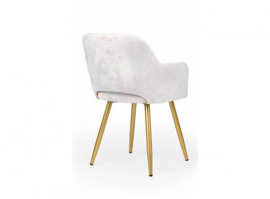 Стул на металлокаркасе Эолин светло-бежевый (simple 011) / золотой в Каменске-Уральском