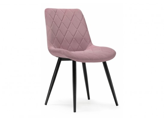 Стул на металлокаркасе Fox black / light purple в Каменске-Уральском
