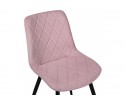 Стул на металлокаркасе Fox black / light purple в Каменске-Уральском