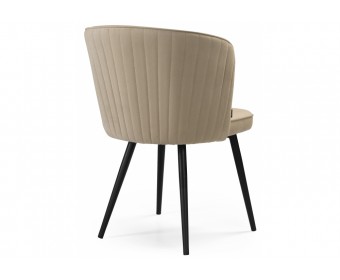 Стул на металлокаркасе Фрибур velutto 05 / черный