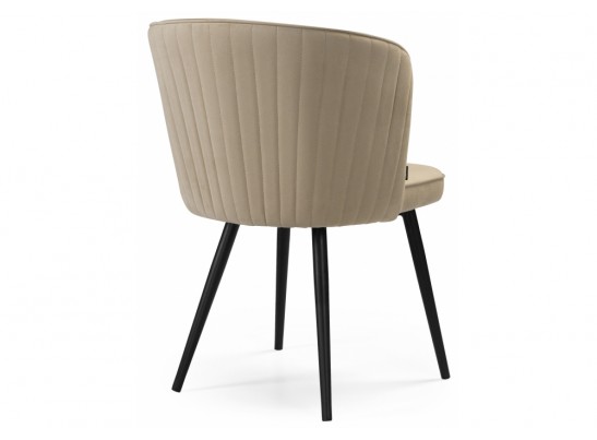 Стул на металлокаркасе Фрибур velutto 05 / черный в Каменске-Уральском