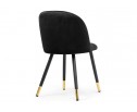 Стул на металлокаркасе Gabi black / black / gold в Каменске-Уральском