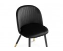 Стул на металлокаркасе Gabi black / black / gold в Каменске-Уральском