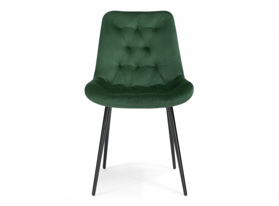 Стул на металлокаркасе Гояр изумрудный / черный глянец в Каменске-Уральском