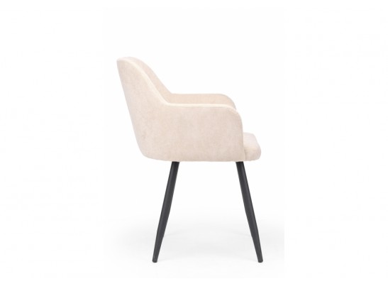 Стул на металлокаркасе Инфини 360 латте (ocean 003) / черный в Каменске-Уральском