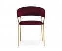 Стул на металлокаркасе Kamelia 1 wine red / gold в Каменске-Уральском