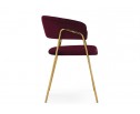 Стул на металлокаркасе Kamelia 1 wine red / gold в Каменске-Уральском