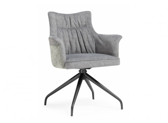 Стул на металлокаркасе Kaser 360 крутящийся grey / black в Каменске-Уральском